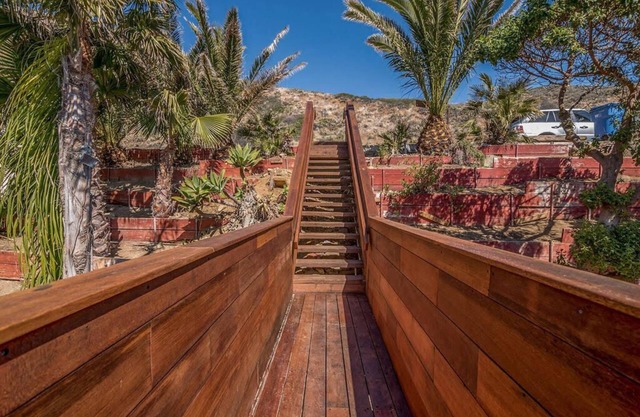 Retiro de casa de playa privada Malibu frente al mar