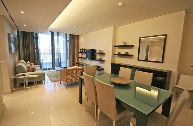 Apartamento de un dormitorio: totalmente equipado frente al mar, V&a Marina Residential