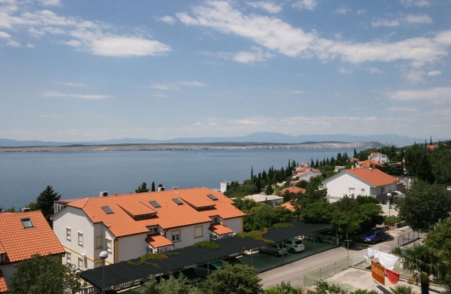 Apartamento de una habitación con balcón y vista al mar Dramalj, Crikvenica (A-5534-a)