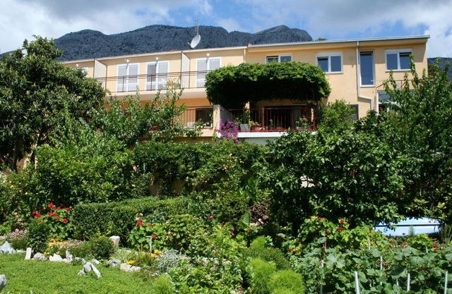 Apartamento de una habitación con balcón y vista al mar Orebic, Peljesac (A-275-c)