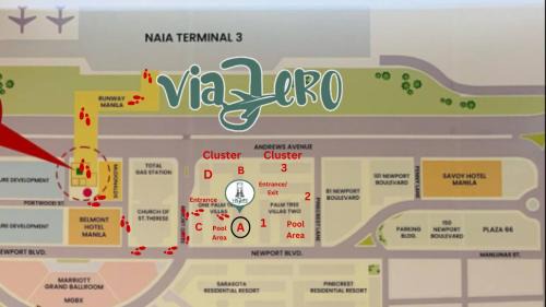 One Palm Tree Villas Condominium - Studio 10A with Balcony - Across Terminal 3 Airport
