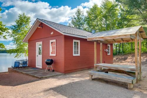 Oneida County Cabin with Private Dock and Rowboat!