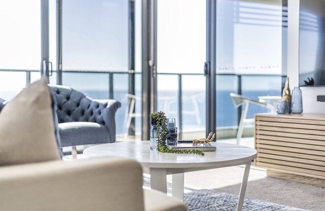 Open plan apartment High floor ocean views