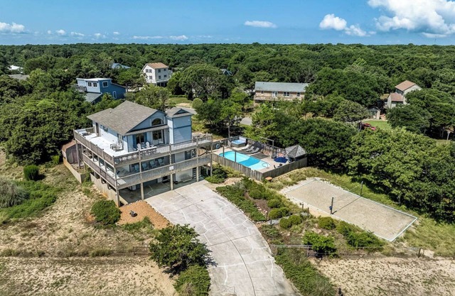 Nuestro lugar feliz | Se admiten perros, piscina privada, bañera de hidromasaje | Kitty Hawk