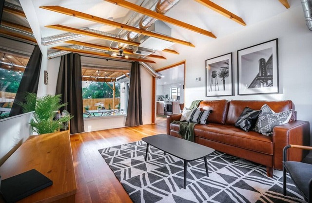 Palm · Bungalow at Palm w/ Fire pit + steps from Downtown