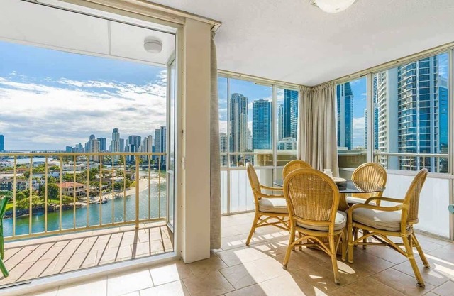 Panorama - Overlooking the Nerang River and Surfers Paradise