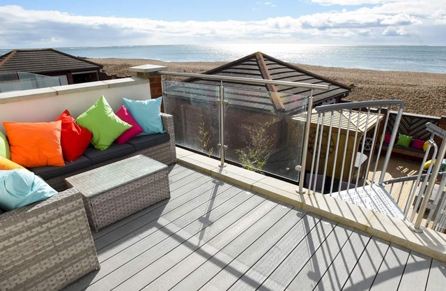 Pass the Keys | Hot Tub Brand New Beachfront House Sleeps 12