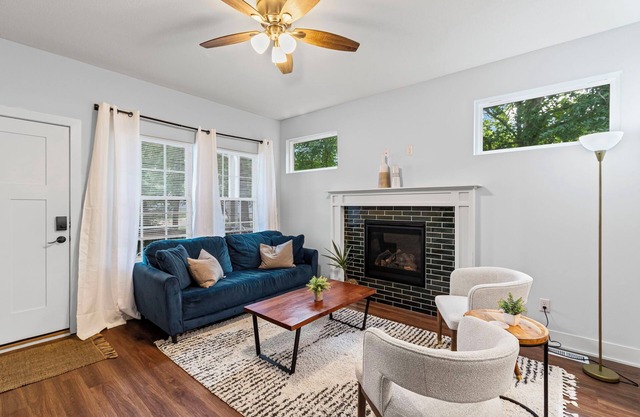 Peaceful 4BR Home w/Porch, Deck & Wooded Views Perfect for Families and Friends