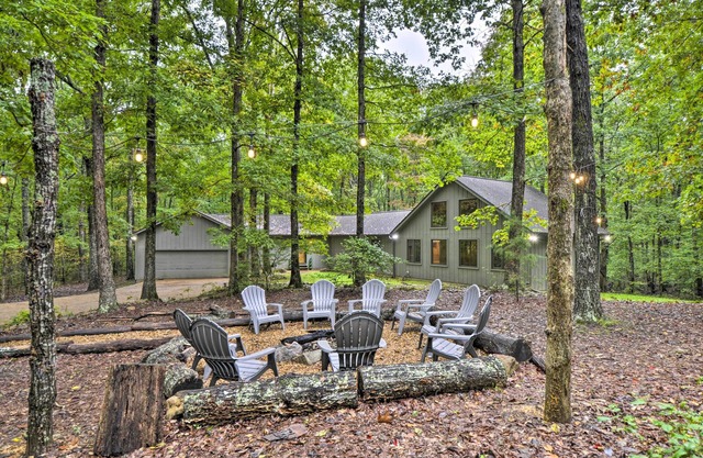 Peaceful & Secluded Home w/ Private Fire Pit!