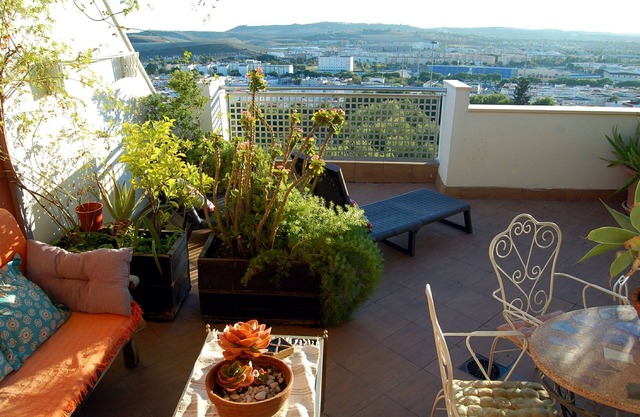Ático con Terraza, Garaje, AA/AC, WIFI Gratis, Smart TV en el Centro de Jerez