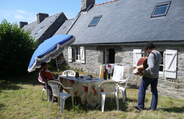 Penty Breton Typique Dans un Village Protégé du Parc Régional D'armorique