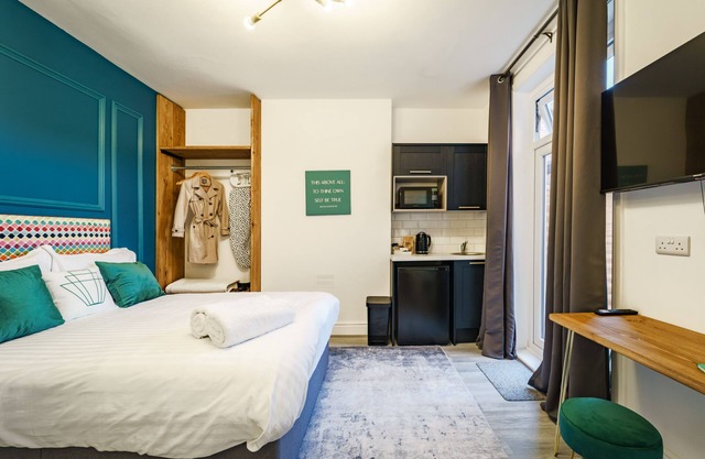 Estudio-De Lujo-Baño con ducha-Pet Friendly