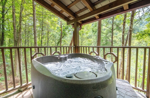 Pet-friendly 1BD Cabin w/ Hot Tub! Fire Pit + BBQ!
