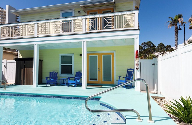 Pet Friendly Two Bedroom Condo with pool outside your back door. Seahorse