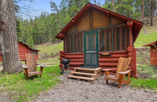 Cabina pionera Por Spearfish Creek