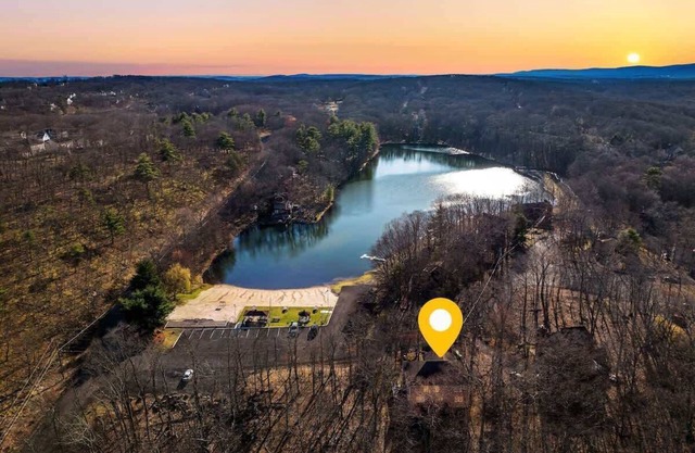 Pocono lakeside retreat | Pool Table | Fire pit