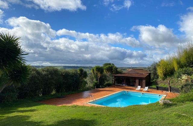 Poolside Wooden House