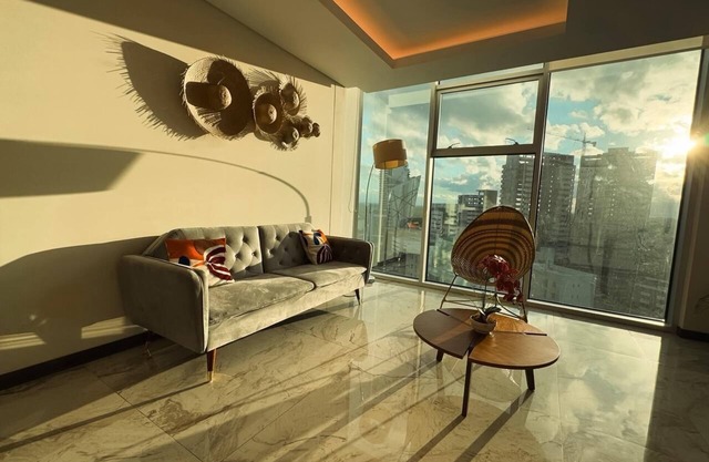 POX - 1BR Luxury Apartment in Green Tower Santa Cruz - Panoramic Pool