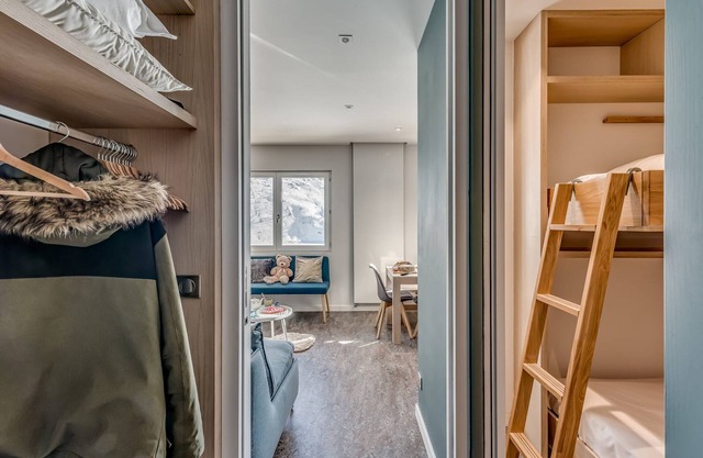 Apartamento premium T2 para 4 en Tignes con vista al lago, equipamiento incluido