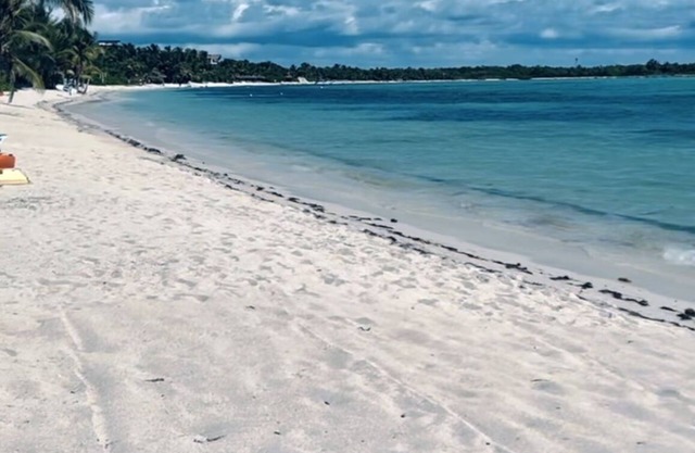 Private Beachfront bungalow at the exclusive Soliman Bay. Las Brisas Tulum