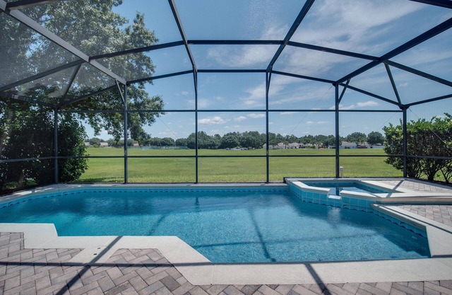 Luxury Villa with Sparkling Pool, Spa & open views