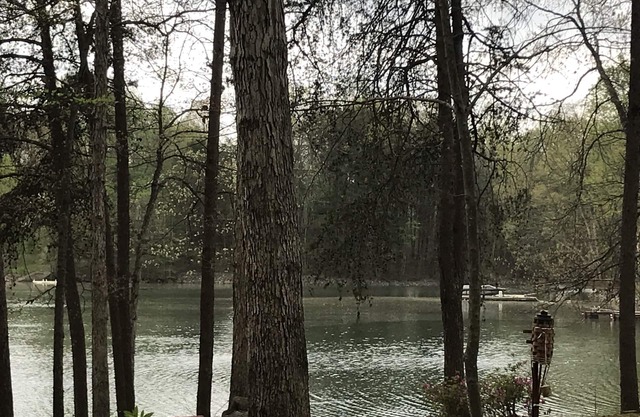 Tranquila casa rural privada frente al lago en el lago Norman