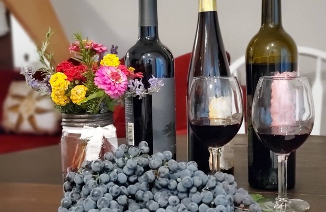 Estilo rancho escapar en el país del vino