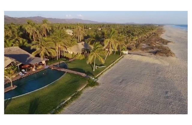 Puerto Escondido mejor villa de clase alta en la playa, estilo tailandés.