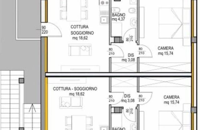 Apartamento reformado con jardín vallado en Bibione
