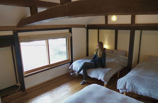 Renovated 100-year-old old private house inn HAKURA 1 building for rent 5 min. walk from JR Tamba Oyama Station 【Opening in August 2024
