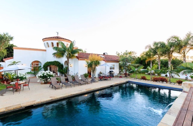 Impresionante finca privada de 25 acres en Santa Bárbara, piscina de agua salada y spa
