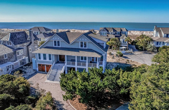 Reverse floor plan home with ocean views, updated kitchen and bathrooms!
