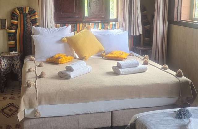 Riad Toubkal Ecolodge, Cozy accommodation in atlas mountains with a great view.