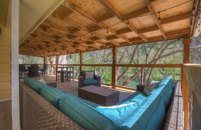 Riverfront property located directly on the Guadalupe River