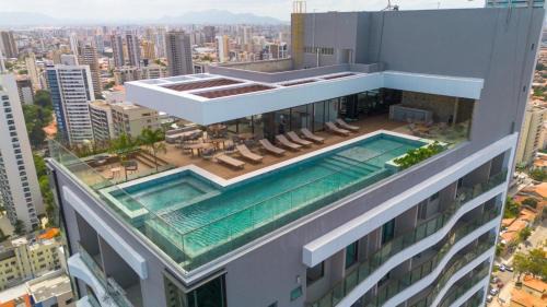 Rooftop com vista para o mar