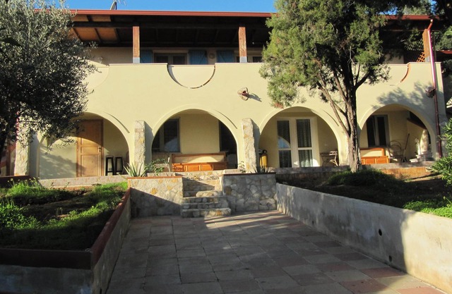 Casa rural con vistas al mar.