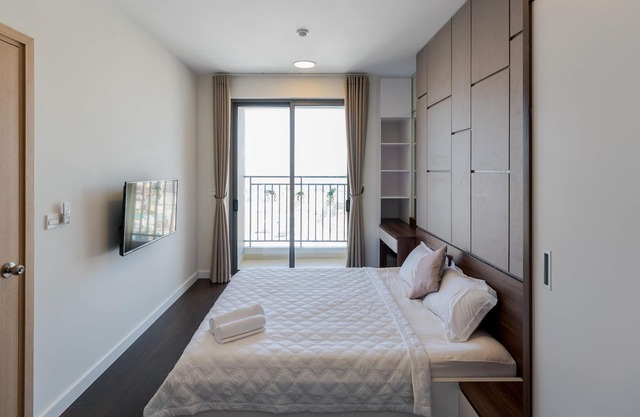 Saigon Downtown 3BR Apt, piso 33, gimnasio y piscina GRATIS