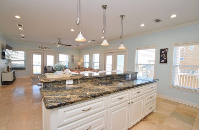 Sandy Bottoms~4 bedroom 2 bathroom~ steps away from the beach with great views!