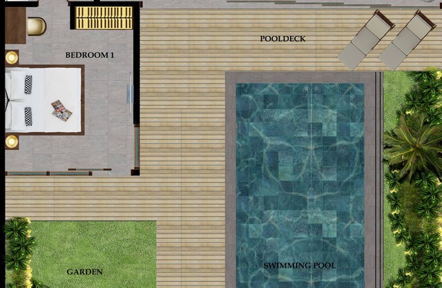 Seaside Escape: 4BR Villa, 190m to Canggu Beach