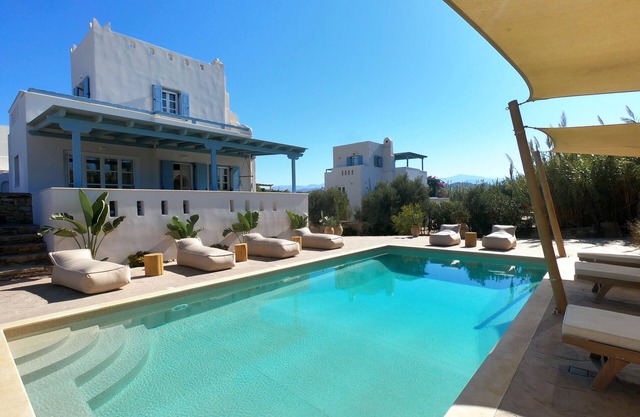 Seaside Naxos 2 Villas Piscina privada 7 habitaciones / 6 baños Sleeps18 @ Plaka