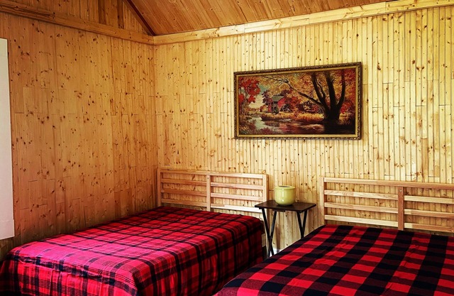 Casas de temporada de la colonia con piscina al aire libre