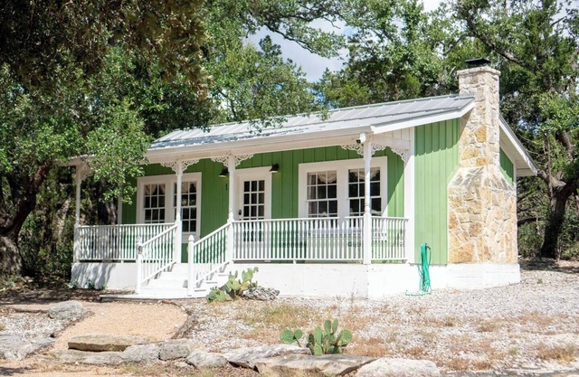 Cabaña con Encanto Shabby Chic de 1 habitación con cocina