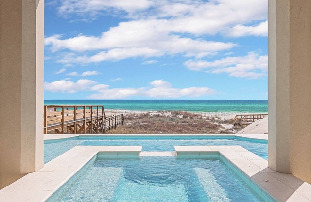 Selah at the Sea|Private Beach Access|Gulf Front Home w/ Private Pool|Golf Cart