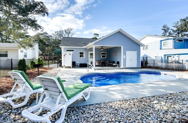Serene Oak Island Home w/ Private Saltwater Pool!