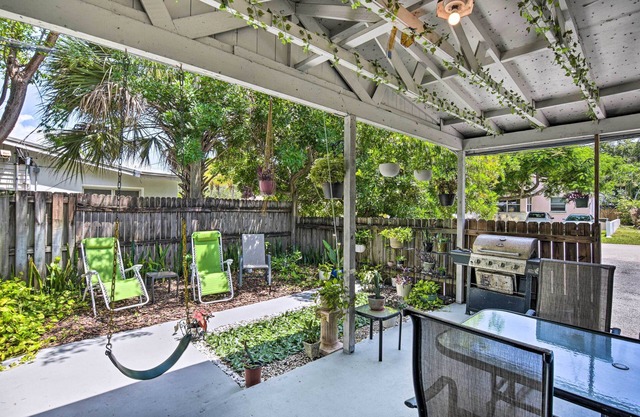 Shady & Eclectic Fort Lauderdale Dwelling w/ Yard!