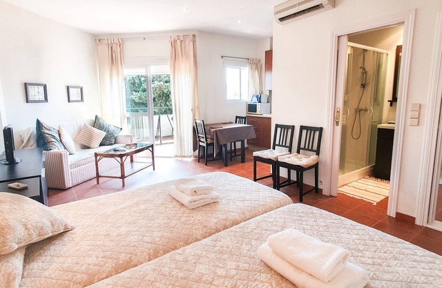Skol 329 – Spacious Beachfront Studio with Sea Views