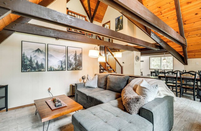 Sleek Blue Lake Springs Retreat w/Deck & Yard!