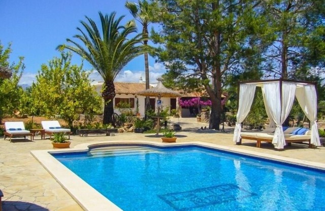 Son Mulet - Bonita villa con piscina privada y jardín en Llubí