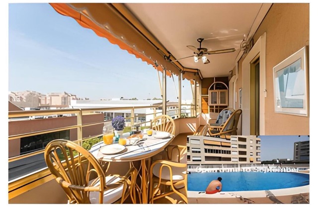 Amplio Apartamento con Piscina y 2 parkings