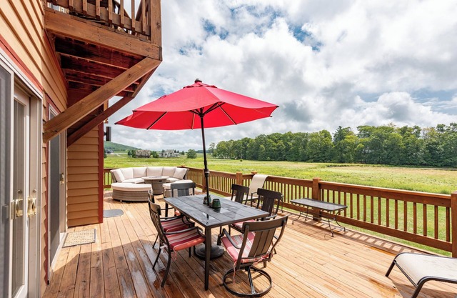 Spacious Lake Escape w/ Hot Tub, Dock & Fireplace